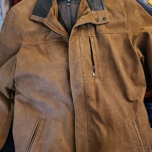 Overland lambskin leather jacket